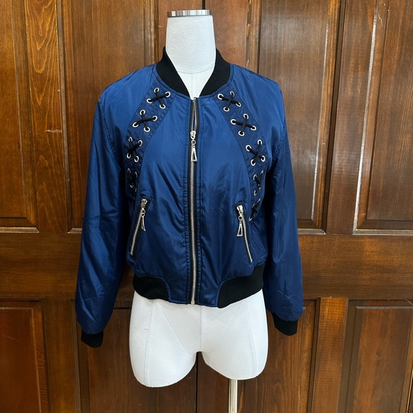 Nlw Jackets & Blazers - Blue Bomber Jacket